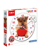 Puzzle Uhr Welpe, 96 Teile