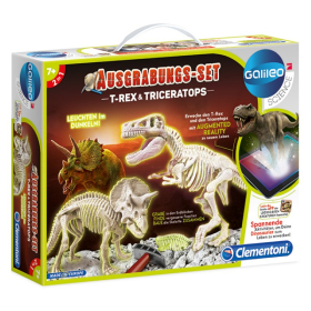 Clementoni Ausgrabungset T-Rex& Triceratop