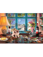 Puzzle Am Puzzletisch, 1000 Teile