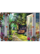 Puzzle Blick in den verwunschenen Garten, 1000 Teile