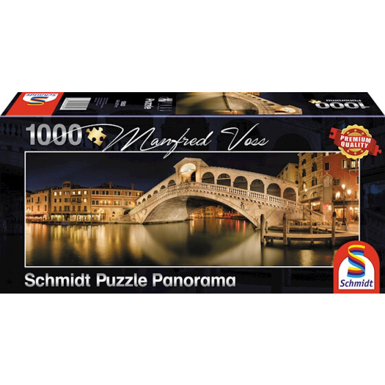 Puzzle Panorama Rialto Brücke, 1000 Teile