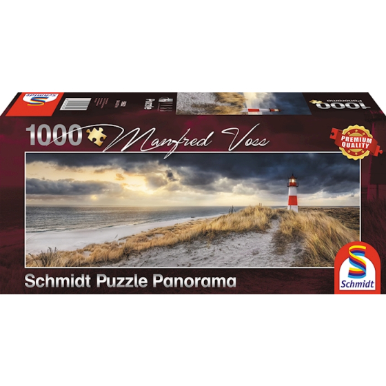 Puzzle Panorama Leuchtturm Sylt, 1000 Teile