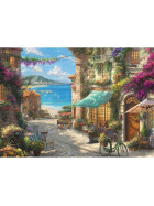 Puzzle Café an der italienischen Riviera, 1000 Teile