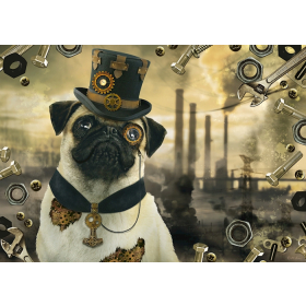 Puzzle Steampunk Hund, 1000 Teile