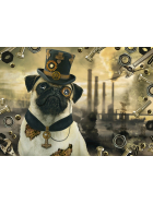 Puzzle Steampunk Hund, 1000 Teile