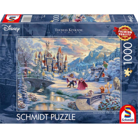 Puzzle Disney Die Schöne und das Biest Wintertraum,...