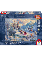 Puzzle Disney Die Schöne und das Biest Wintertraum, 1000 Teile