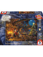 Puzzle Der Weihnachtsmann und seine Wichtel, 1000 Teile