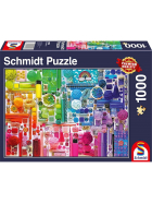 Puzzle Regenbogenfarben, 1000 Teile