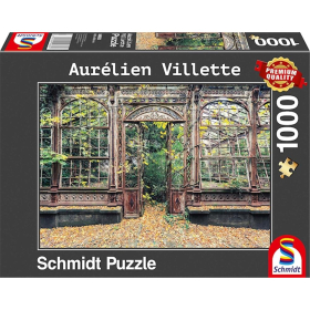 Puzzle Bewachsene Bogenfenster, 1000 Teile