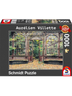 Puzzle Bewachsene Bogenfenster, 1000 Teile