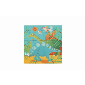 Puzzle Magnetpuzzle Dinosaurier, 2 x 20 Teile