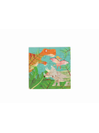 Puzzle Magnetpuzzle Dinosaurier, 2 x 20 Teile