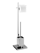 Wenko Stand WC-Garnitur Quadro chrom