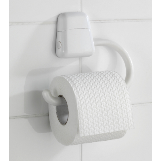 Wenko Toilettenpapierhalter Pure, ohne Deckel weiss