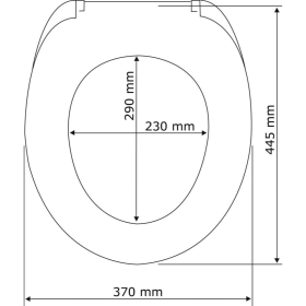 Wenko 3D WC-Sitz Muschel MDF, Easy-Close