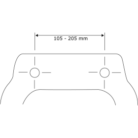 Wenko WC-Sitz Eiche, grau, MDF