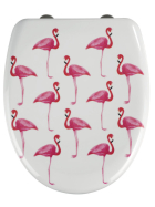 Wenko WC-Sitz Flamingo, Easy CloseDuroplast