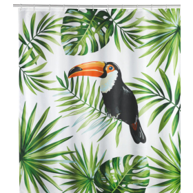 Wenko Duschvorhang Tucan, Polyester180x200 cm