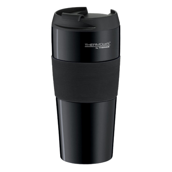 Thermos Isolierbecher ThermoPro 0.4 Liter, Edelstahl schwarzschwarz