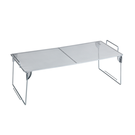 Wenko Regal stapelbar, silber