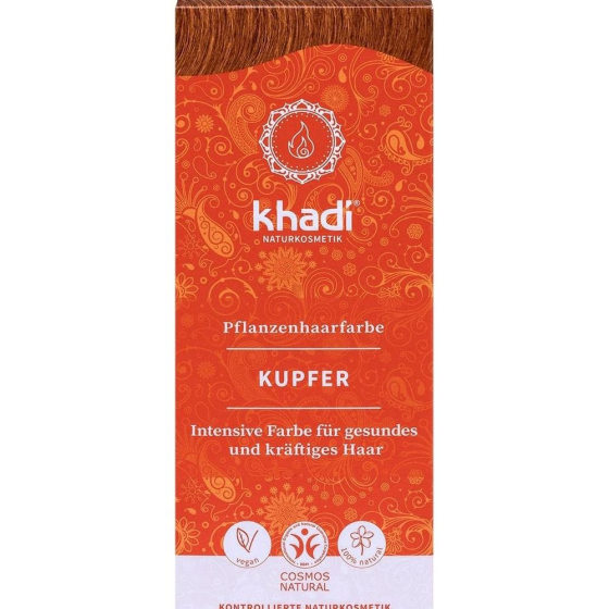 KHADI Pflanzenhaarfarbe Kupfer