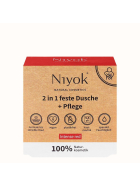 Niyok feste Dusche & Pflege Intense Red, 80 g