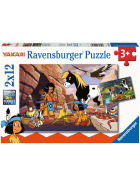 Puzzle Unterwegs mit Yakari, 2 x 12 Teile