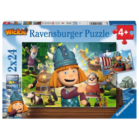 Puzzle Kinderpuzzle - Unser kluges Köpfchen Wickie,...