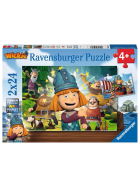 Puzzle Kinderpuzzle - Unser kluges Köpfchen Wickie, 2x24 Teile