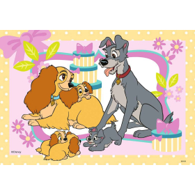 Puzzle Kinderpuzzle - Disneys liebste Welpen, 2x24 Teile