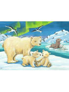 Puzzle Tierkinder aus aller Welt, 2 x 12 Teile