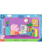 Puzzle Peppa am Computer, 15 Teile