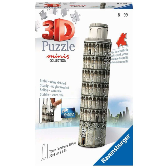 3D Puzzle Mini Schiefer Turm von Pisa