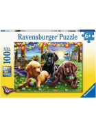 Puzzle Hunde Picknick, 100 Teile