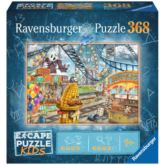 Puzzle ESCAPE KIDS Amusement Park, 368 Teile