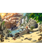 Puzzle ESCAPE Kids Pirates, 368 Teile