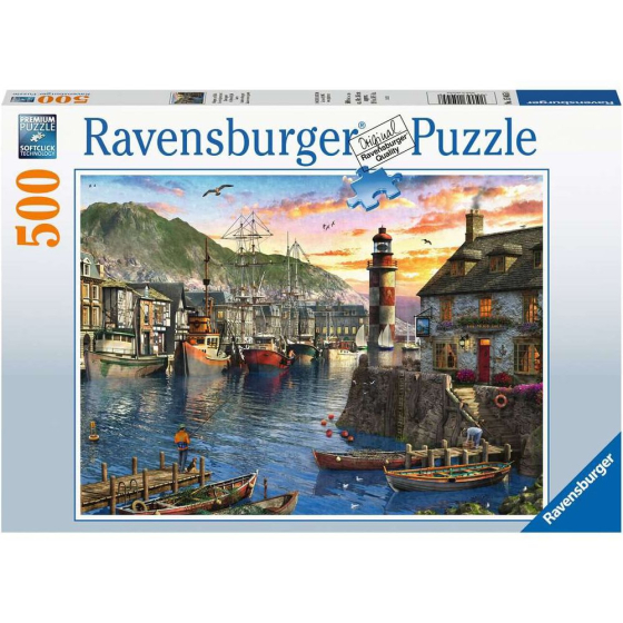 Ravensburger Morgens am Hafen