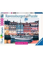 Puzzle Kopenhagen, Dänemark, 1000 Teile