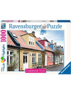 Puzzle Häuser in Aarhus, Dänemark, 1000 Teile