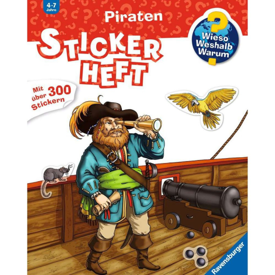 Ravensburger Wieso? Weshalb? Warum? Stickerheft: Piraten