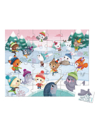 Puzzle Schneeparty, 36 Teile