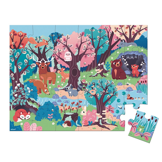 Puzzle magischer Wald, 24 Teile