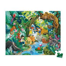 Puzzle Urwald-Abenteuer Inca, 100 Teile