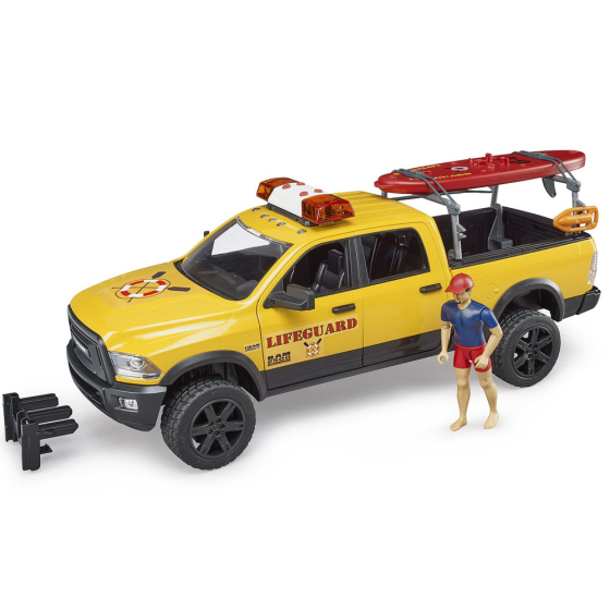 Bruder RAM 2500 Power Wagon Lifeguard, SUP. Light & Sound Modul