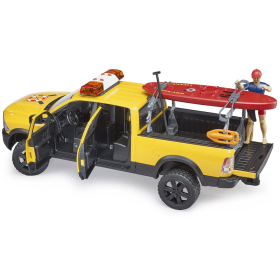 Bruder RAM 2500 Power Wagon Lifeguard, SUP. Light &...