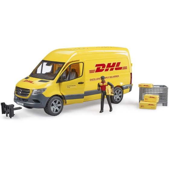 Bruder Mercedes Benz Sprinter DHL mit Fahrer