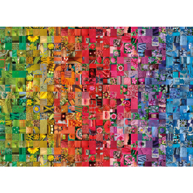 Puzzle Panorama Collage Colorboom, 1000 Teile