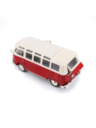 Maisto Volkswagen Bulli T1 Van Samba Rot/Weiss 1/24