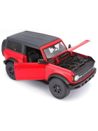 Maisto Ford Bronco Wildtrak 2021 1/18 red